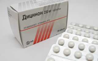 Дицинон: скорая помощь при маточных кровотечениях