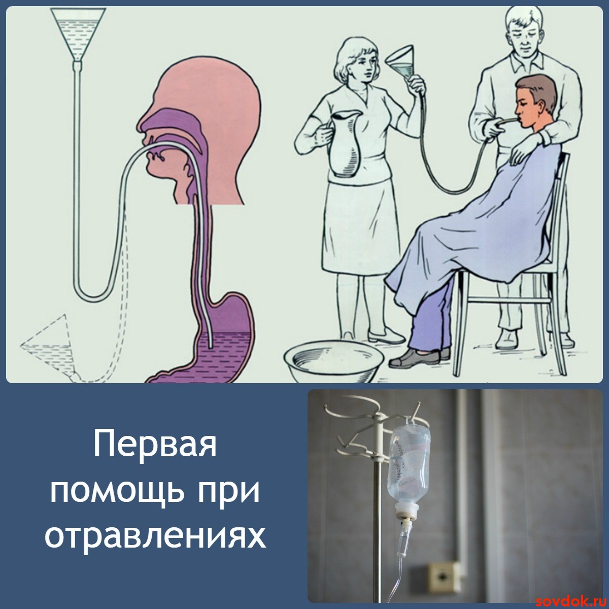 первая помощь при отравлениях