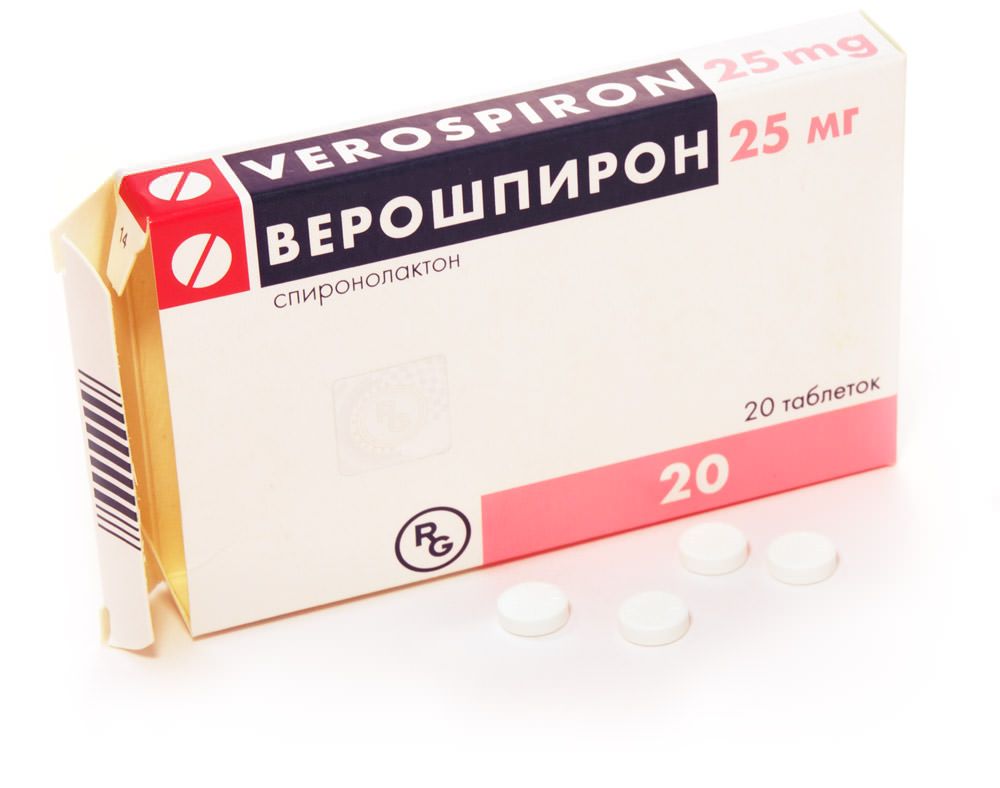 Верошпирон 25 мг