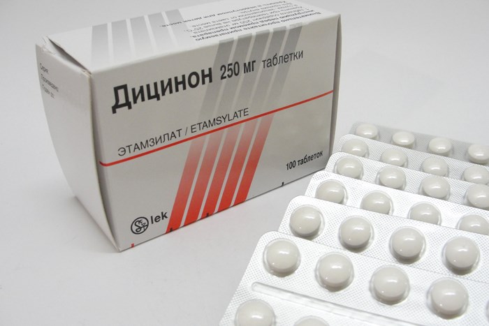 Дицинон в таблетках