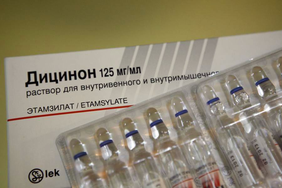 Дицинон в ампулах