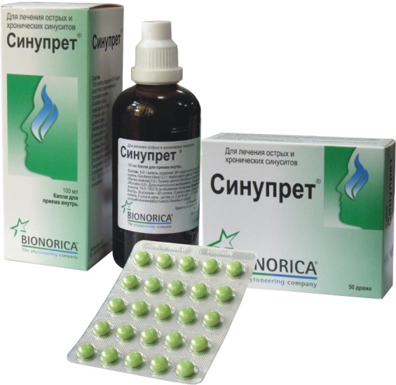 Формы выпуска препарата Синупрет