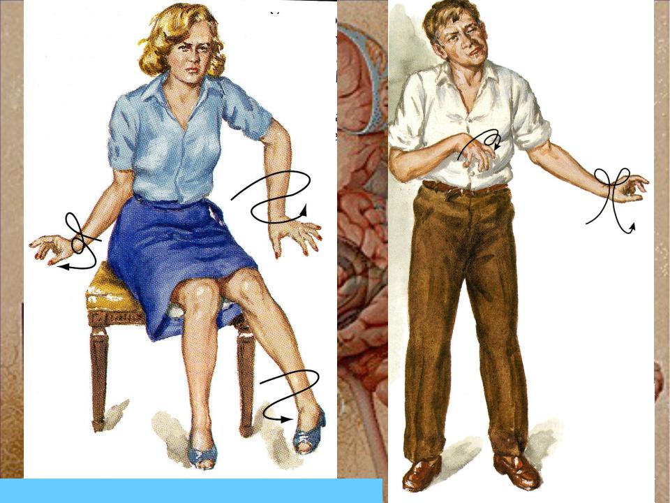 Мужчина и женщина с симптомами хореи Гентингтона
