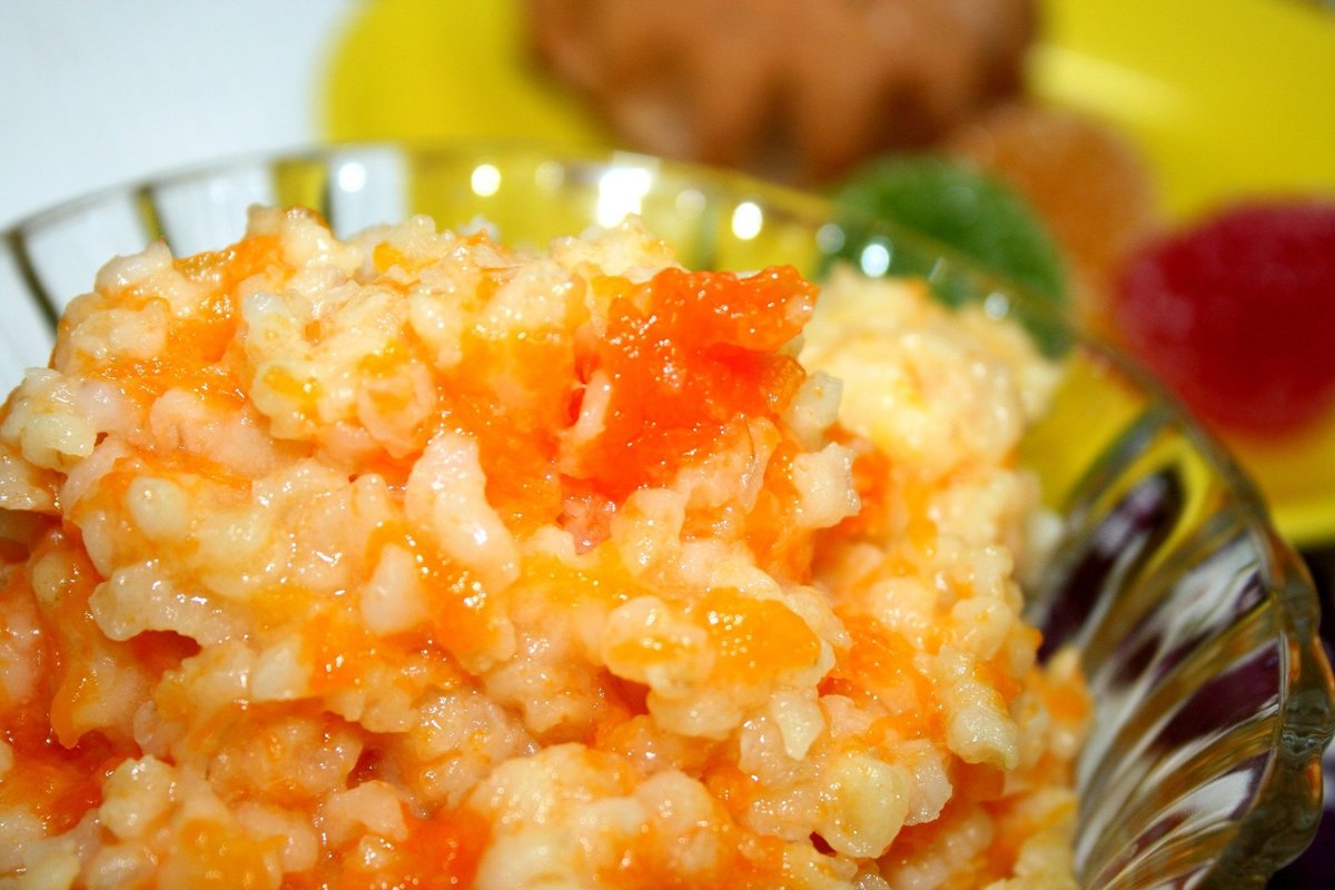Тыквенная каша с рисом