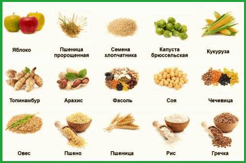 При составлении меню отдавайте предпочтение продуктам, богатым гемицеллюлозой