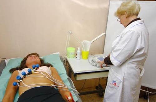Пример фиксации электродов