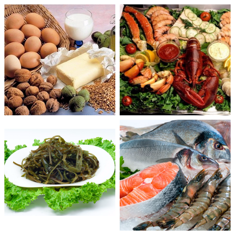 продукты, содержащие йод