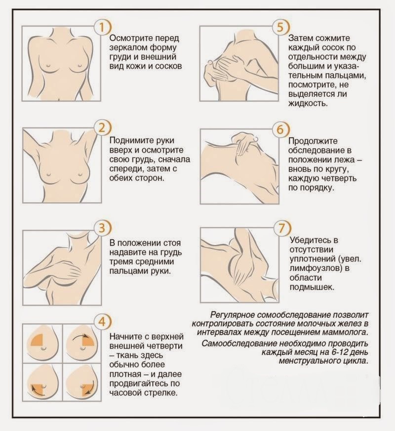Самообследование груди
