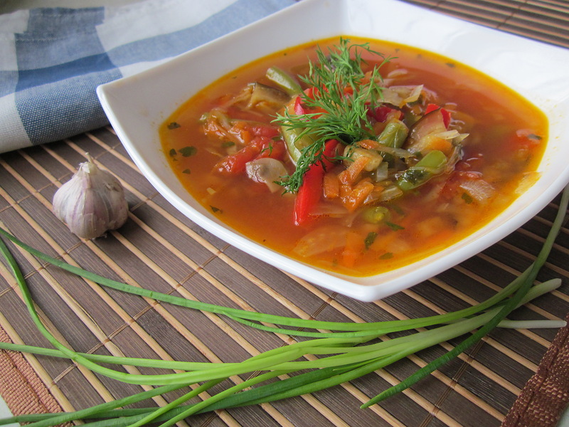 Суп из стручковой фасоли